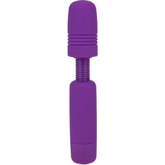  Фиолетовый мини-вибратор POWER TIP JR MASSAGE WAND 
