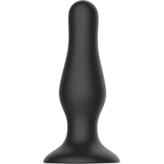  Черная анальная пробка Self Penetrating Butt Plug № 67 12,7 см 