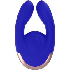  Синий клиторальный стимулятор Fancy 9,8 см 