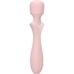  Розовый вибромассажер-жезл Jiggle 