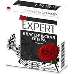  Гладкие презервативы Expert Классическая опера 3 шт 