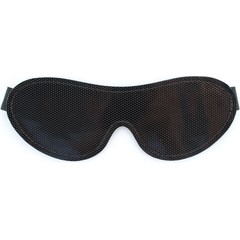  Чёрная перфорированная маска на глаза 