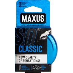  Классические презервативы в железном кейсе MAXUS Classic 3 шт 