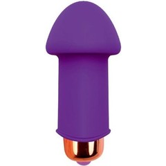  Фиолетовый силиконовый вибромассажер Sweet Toys 5 см 