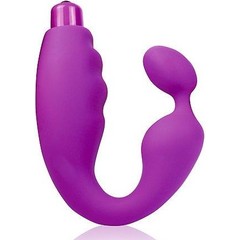  Фиолетовый вибромассажер-подкова Cosmo 19,5 см 