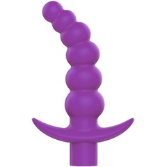  Фиолетовая вибрирующая анальная елочка Sweet Toys 10,8 см 