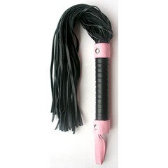  Черно-розовая плетка Notabu 45 см 