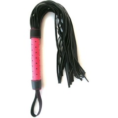  Черно-розовая плетка Notabu 46 см 