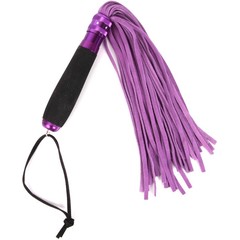  Фиолетовый флоггер с черной металлической ручкой Notabu 40 см 