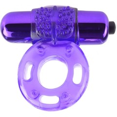  Фиолетовое виброкольцо Vibrating Super Ring 