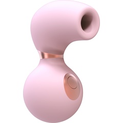  Розовый клиторальный вакуум-волновой массажер Irresistible Invincible 