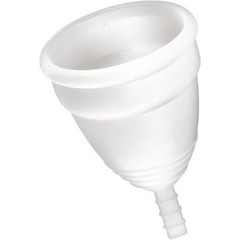  Белая менструальная чаша Yoba Nature Coupe размер S 