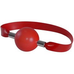  Красный резиновый кляп-шар 