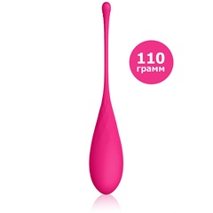  Розовый тяжелый вагинальный шарик со шнурком 