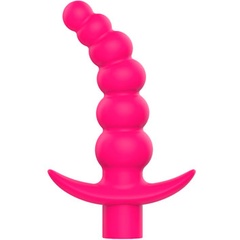 Розовая вибрирующая анальная елочка Sweet Toys 10,8 см 