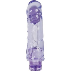  Фиолетовый вибратор-реалистик CHUBBY FUN VIBE 19 см 