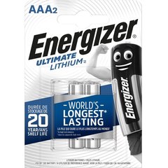  Батарейки Energizer Ultimate Lithium FR03/L92 AAA 2 шт 