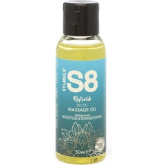 Массажное масло S8 Massage Oil Refresh с ароматом сливы и хлопка 50 мл 