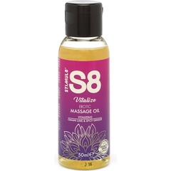  Массажное масло S8 Massage Oil Vitalize с ароматом лайма и имбиря 50 мл 