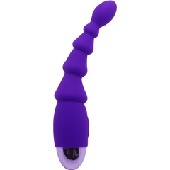  Фиолетовый анальный вибростимулятор Evil Teaser 19,5 см 