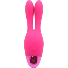  Розовый вибратор INDULGENCE Rechargeable Dream Bunny 15 см 