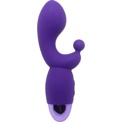  Фиолетовый вибратор INDULGENCE Rechargeable G Kiss 16,5 см 