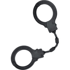  Черные силиконовые наручники A-Toys без ключа 