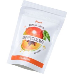  Соль для ванны «Когда хочется на море» с ароматом манго и папайи 100 гр 