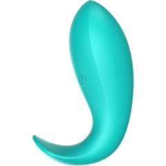  Зеленая вагинальная вибропробка для ношения Ava с пультом ДУ 
