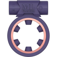  Фиолетовое эрекционное виброкольцо Magic Ring 