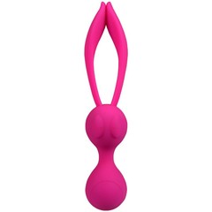  Ярко-розовые вагинальные шарики Rabbit 
