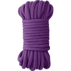  Фиолетовая веревка для бондажа Japanese Rope 10 м 