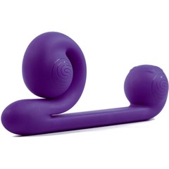  Уникальный фиолетовый вибромассажер-улитка для двойной стимуляции Snail Vibe 