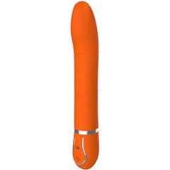  Оранжевый вибратор CRYSTAL CURIOSITY 22 см 