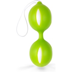  Зеленые вагинальные шарики с петелькой 