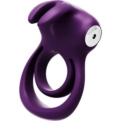  Фиолетовое эрекционное кольцо VeDO Thunder Bunny 