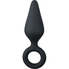  Черная анальная пробка Pointy Plug 15,5 см 