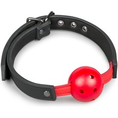  Красный кляп-шар Easytoys Ball Gag With PVC Ball 