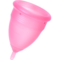  Розовая менструальная чаша размер L 