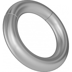  Круглое серебристое магнитное кольцо-утяжелитель 