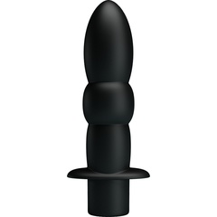  Черный анальный вибромассажер Wyatt 11,5 см 