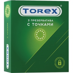  Текстурированные презервативы Torex С точками 3 шт 
