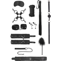  Черный игровой набор БДСМ Intermediate Bondage Kit 