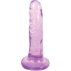  Фиолетовый фаллоимитатор Slim Stick Dildo 15,2 см 