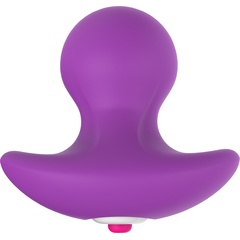  Фиолетовая вибропробка PLEASURE KNOB 6,5 см 