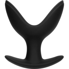  Черная анальная пробка-эспандер Split 5 10,3 см 