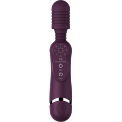  Фиолетовый универсальный массажер Silicone Massage Wand 20 см 