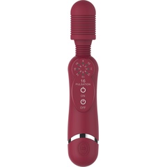  Красный универсальный массажер Silicone Massage Wand 20 см 