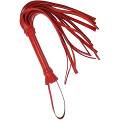  Красная многохвостовая плеть с шипами 40 см 
