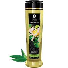  Массажное масло Organica с ароматом зеленого чая 240 мл. 